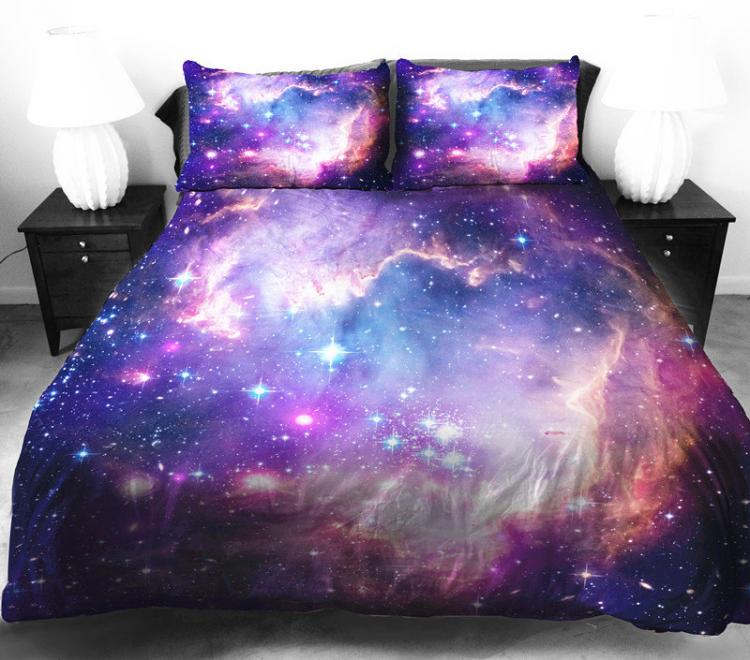 Galaxy Bedding Duvet and Pillow Cases