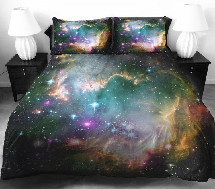 Galaxy Bedding Duvet and Pillow Cases