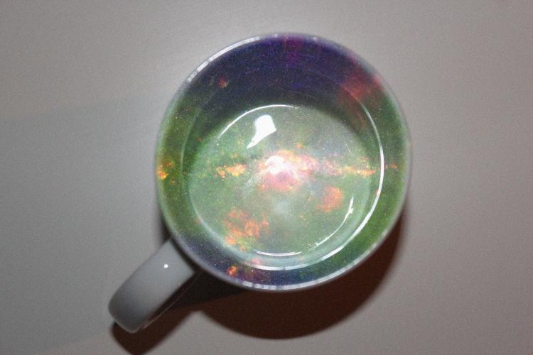Universe Coffee Mug - Mug with a universe printed on the inside