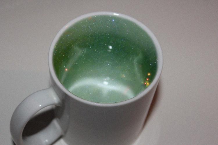 Universe Coffee Mug - Mug with a universe printed on the inside