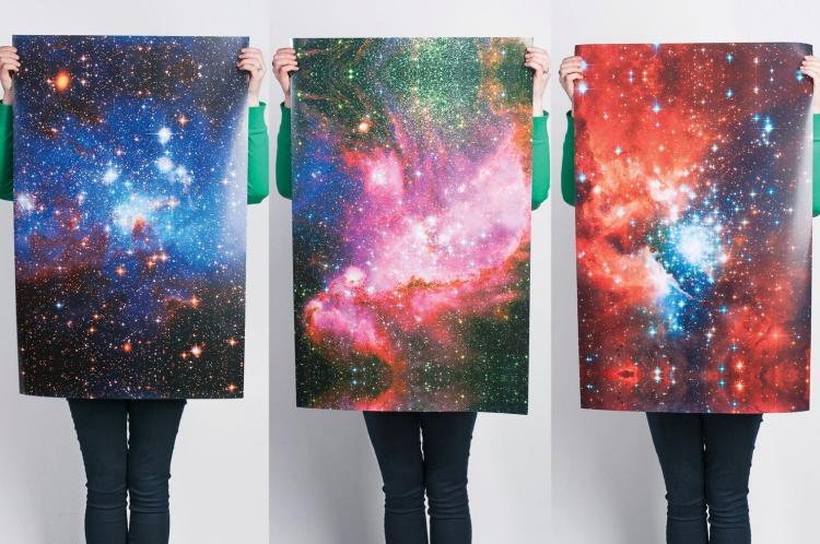 Galaxy Wrapping Paper - Space Themed Wrapper Paper