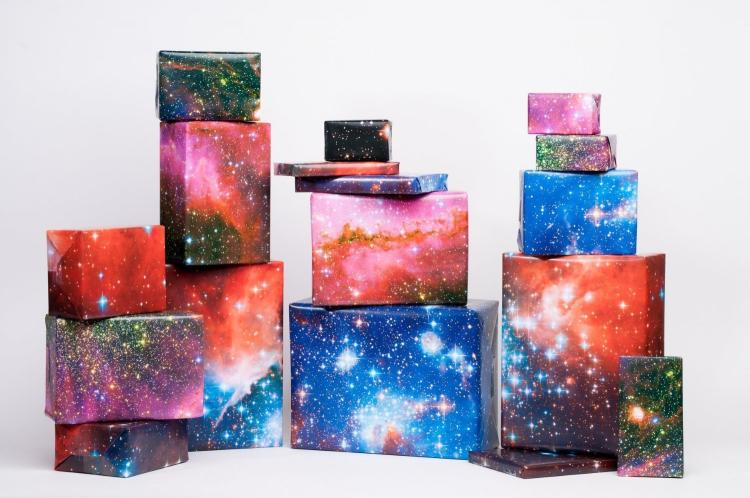 Galaxy Wrapping Paper - Space Themed Wrapper Paper