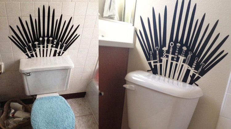 Game Of Thrones Toilet Wall Decal