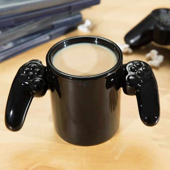 PS4 Mug VALENTINES GIFTS Cup Game Controller PS3 PLAY STATION HIM Kids Birthday 