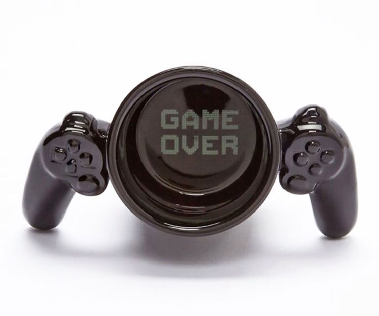 MUGNIV Game Over Controller Novelty Mug: Ceramic Coffee Mugs & Tea Cup ,  Unique & Fun Cool Mug for G…See more MUGNIV Game Over Controller Novelty  Mug