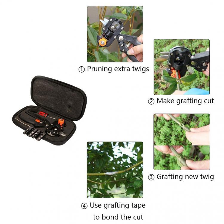 2-in-1- Gardening Tool - Dual grafting tool and pruning tool