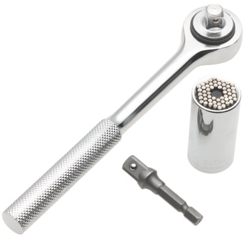 Gator Grip Universal Socket Wrench - Little Rods Adapt To Any Size Nut Or Bolt