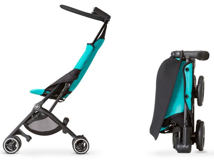 baby stroller folds down to fit into a backpack