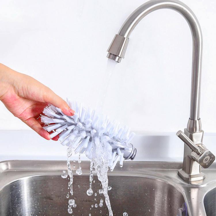 Dishwashing Brush With Suction Cups, Kitchen And Bathroom