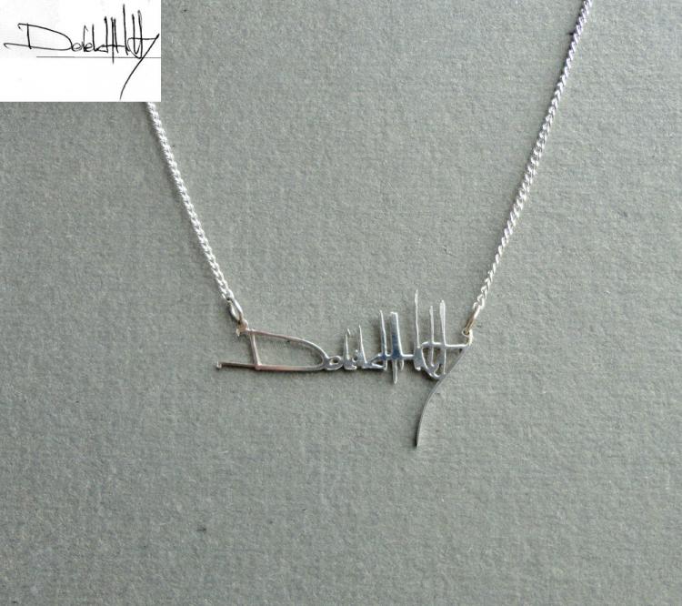Signature as a Necklace
