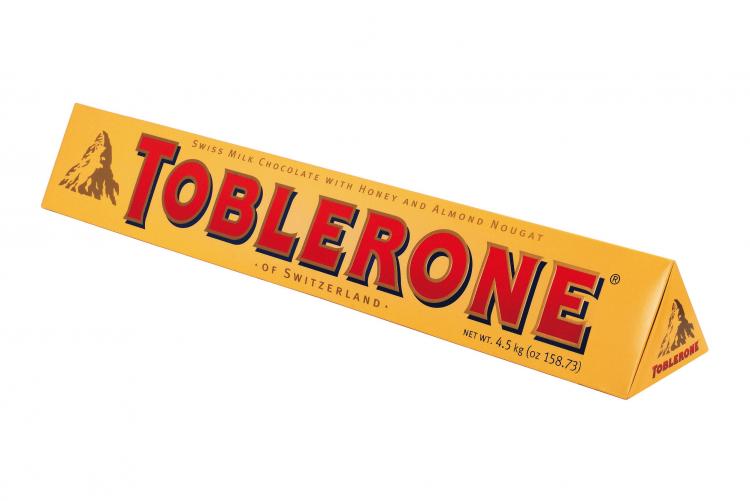 Giant Toblerone 4.5 kg Chocolate Bar