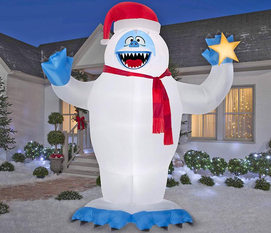 This Giant 15 Foot Inflatable Abominable Snowman Is The Ultimate Winter