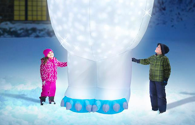 Christmas Tree Topper Abominable Snowman Funny Abominable Snow