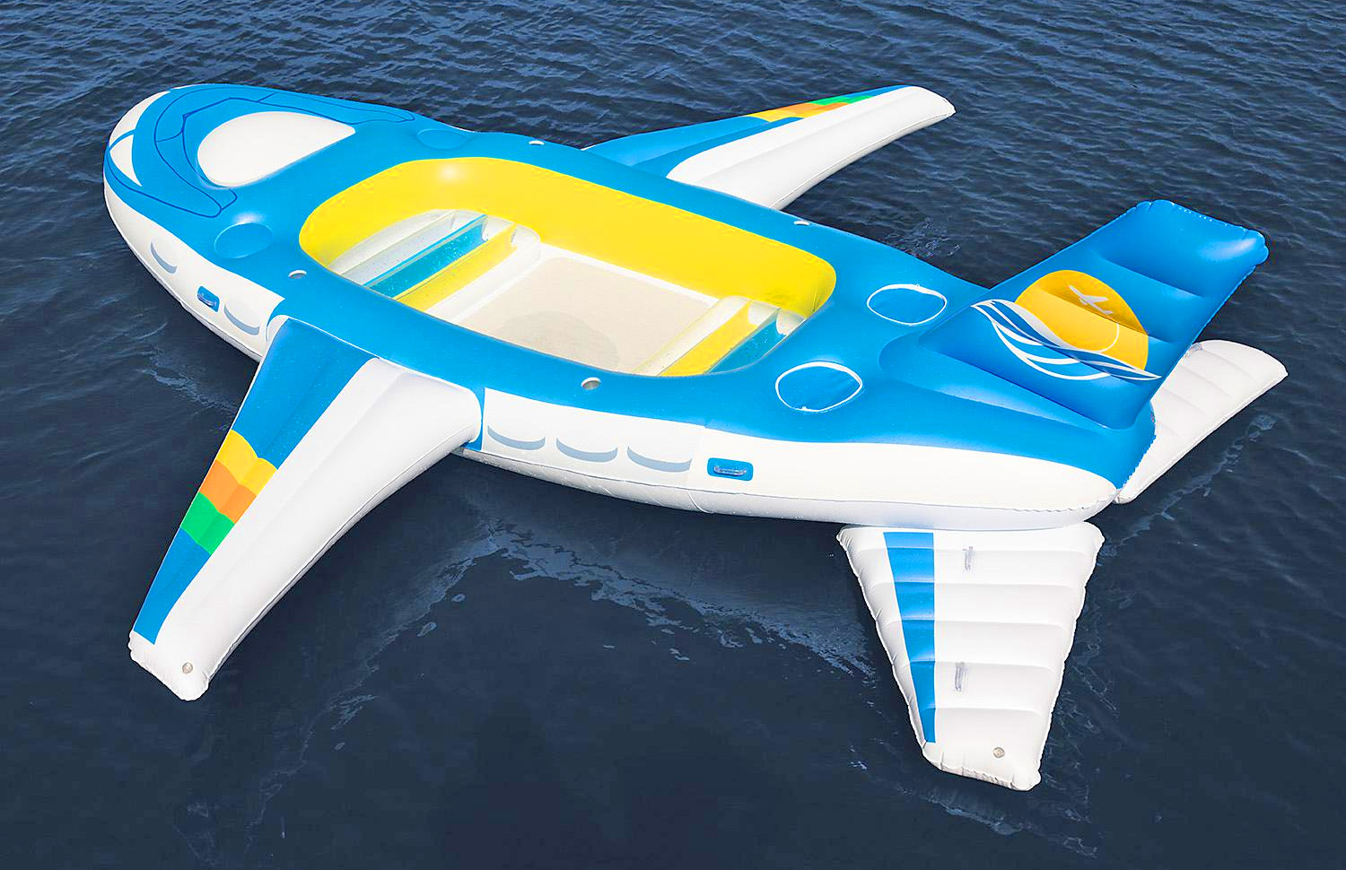 Giant 18-Foot Airplane Lake Float - Inflatable Private jet lake float
