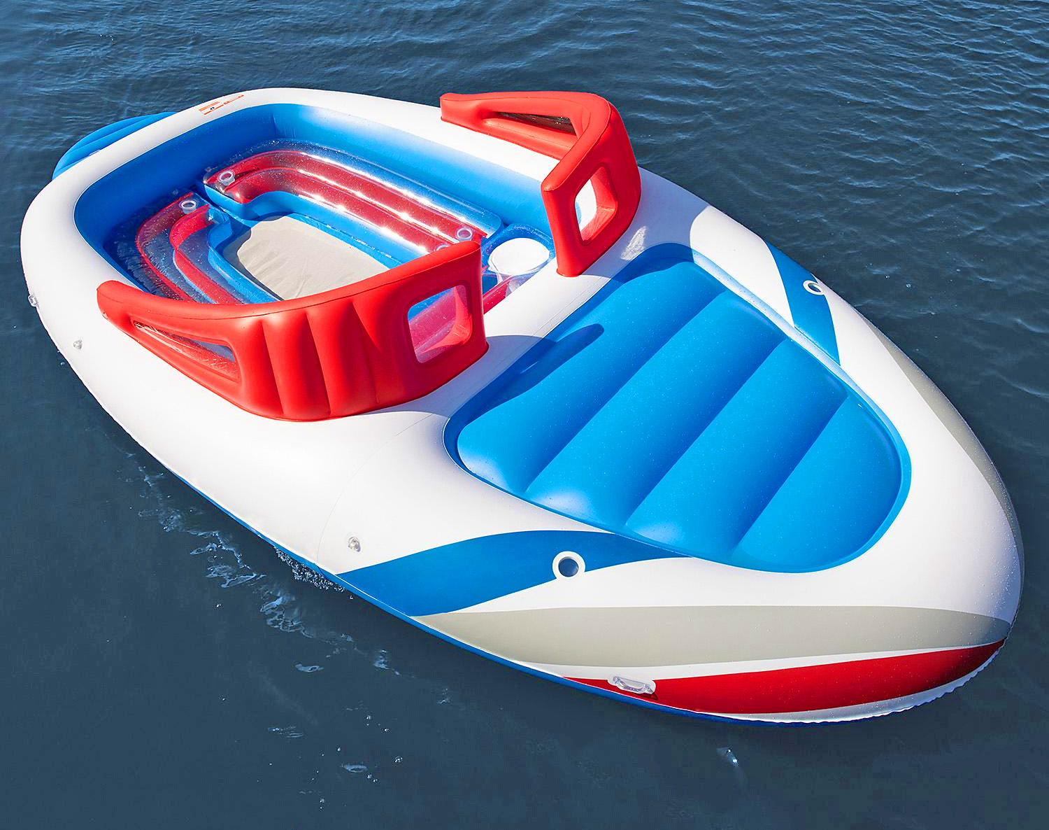 inflatable lake boat