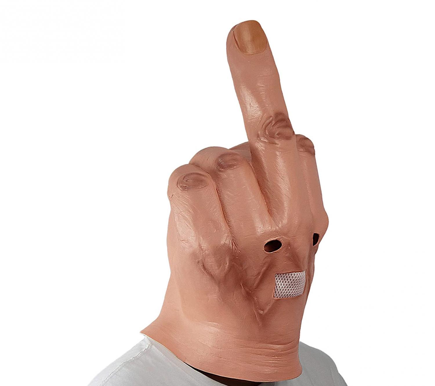 Giant Middle Finger Halloween Mask
