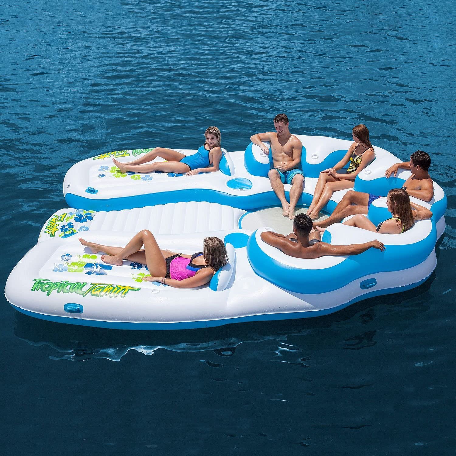 Tropical Tahiti giant 6 person Inflatable