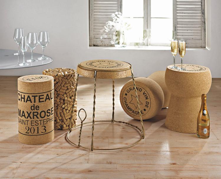 Giant Champagne Cork Stool