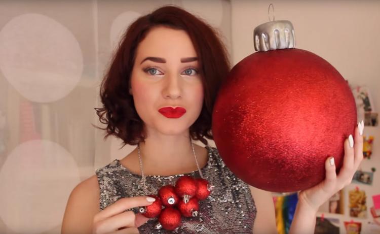 Giant Christmas Ornament Ball Purse