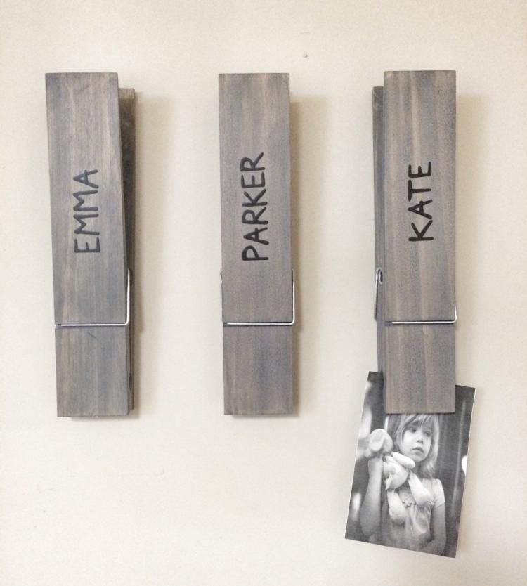 Giant Clothespins - Rustic Decor - Holds towels or photos
