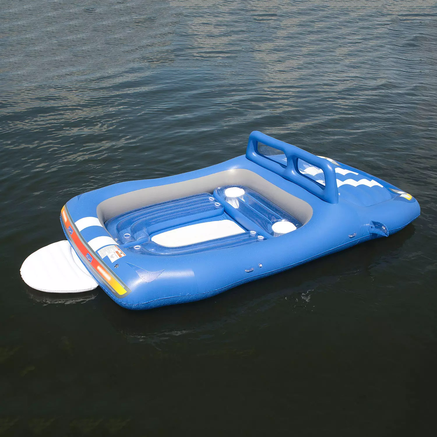 Giant convertible car lake float