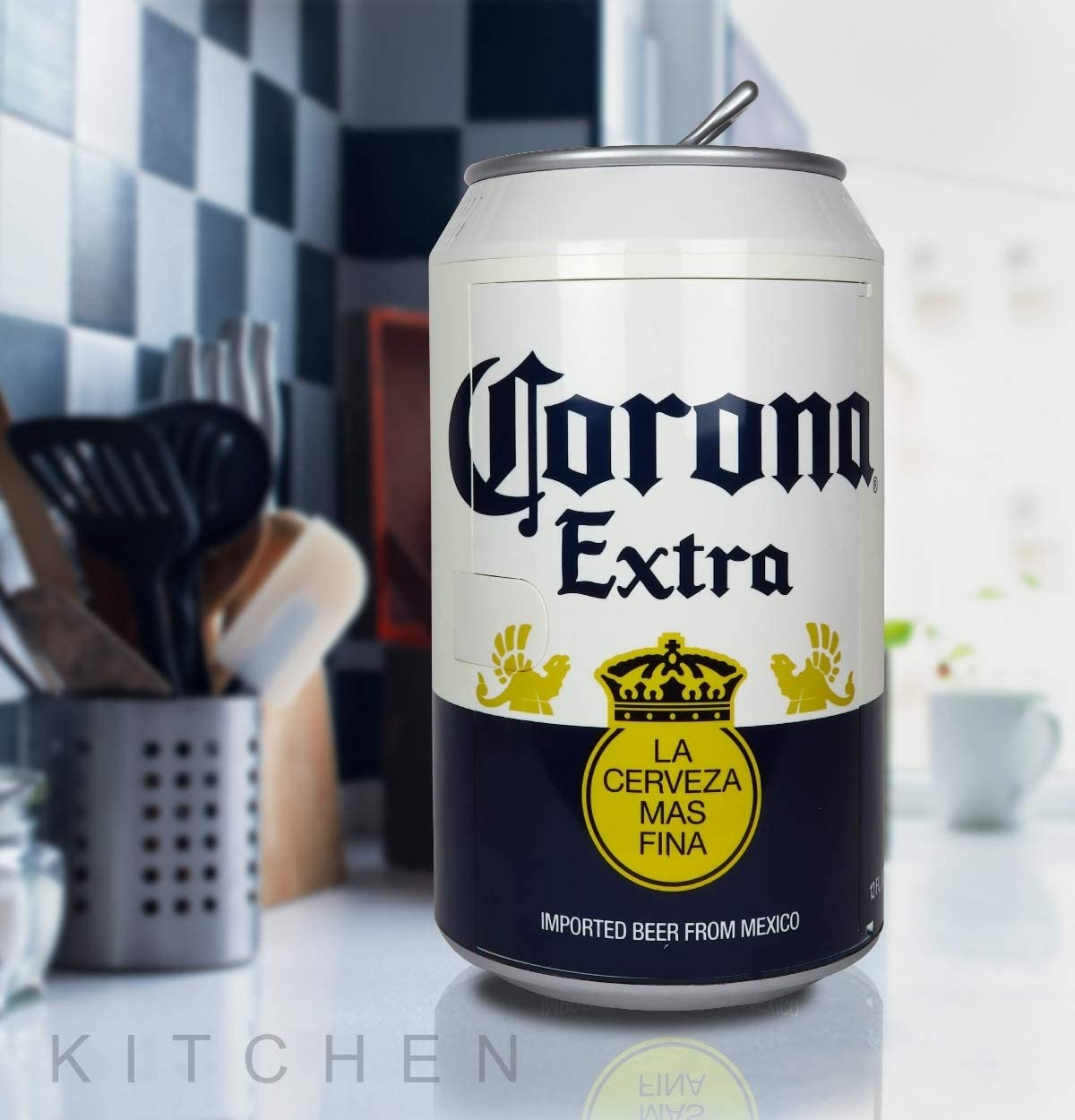Giant Corona Can Beer Mini Fridge