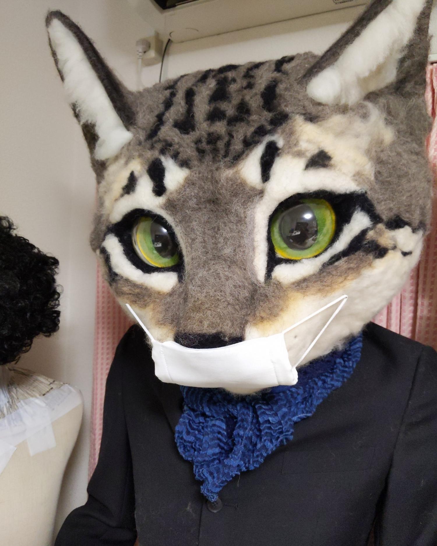 I Need One Of These Giant SuperRealistic Cat Head Masks In My Life