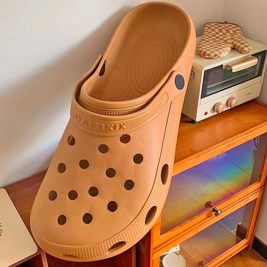 These Giant Croc Shoes Can Function as a Baby Bassinet Or Pet Bed