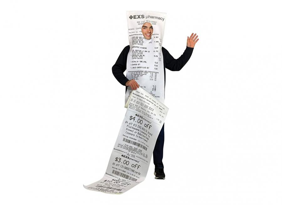 Giant CVS Receipt Costume