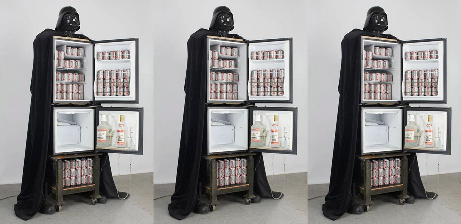 Luke I Am Your Refrigerator - Darth Vader Fridge and Vodka Fountain