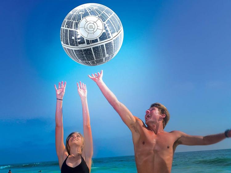 Giant Death Star Beach Ball That Lights Up With Each Bounce