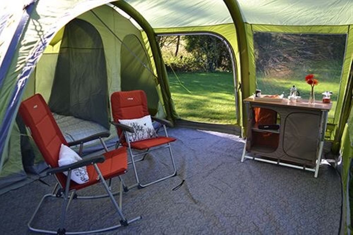 This Giant Family Tent Has Private Bedroom Compartments and a Full