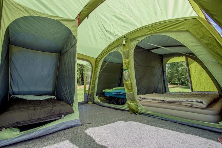 Tent with two outlet separate rooms