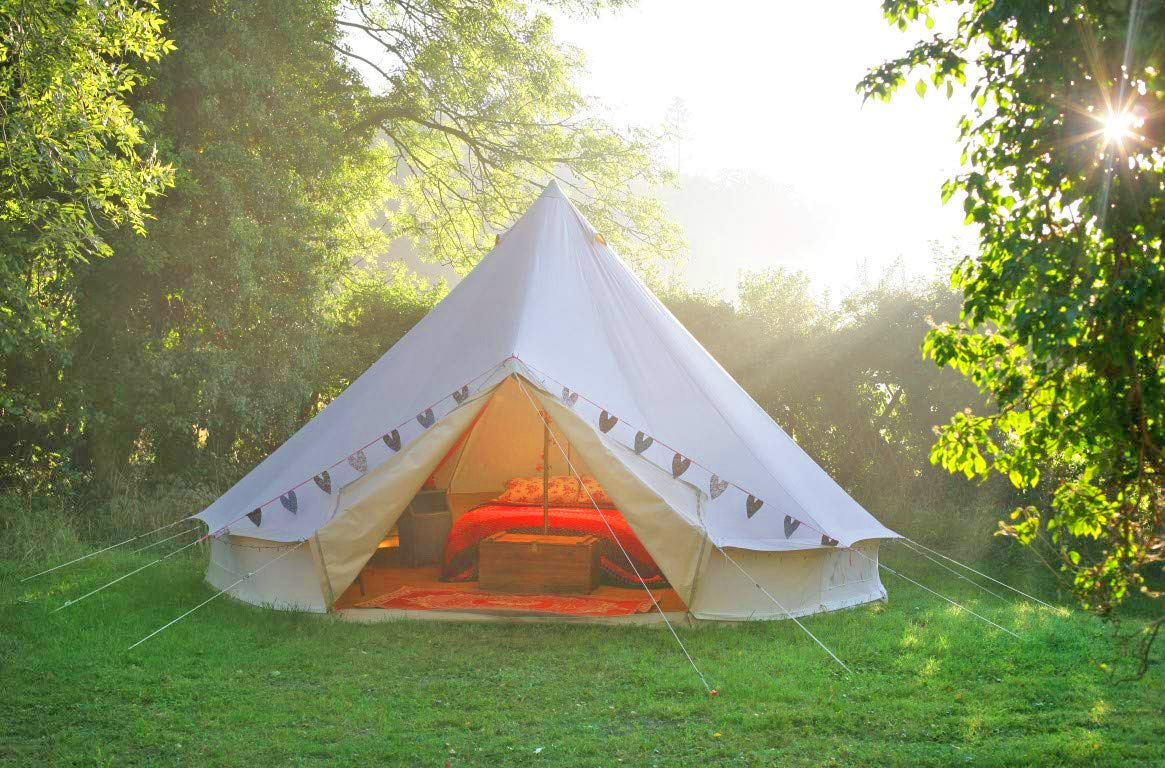 Official Glamping Tent - Boutique camping bell tent - Best music festival tent