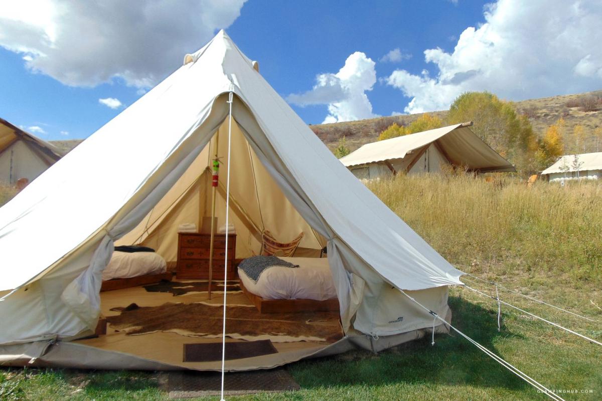 Official Glamping Tent - Boutique camping bell tent - Best music festival tent