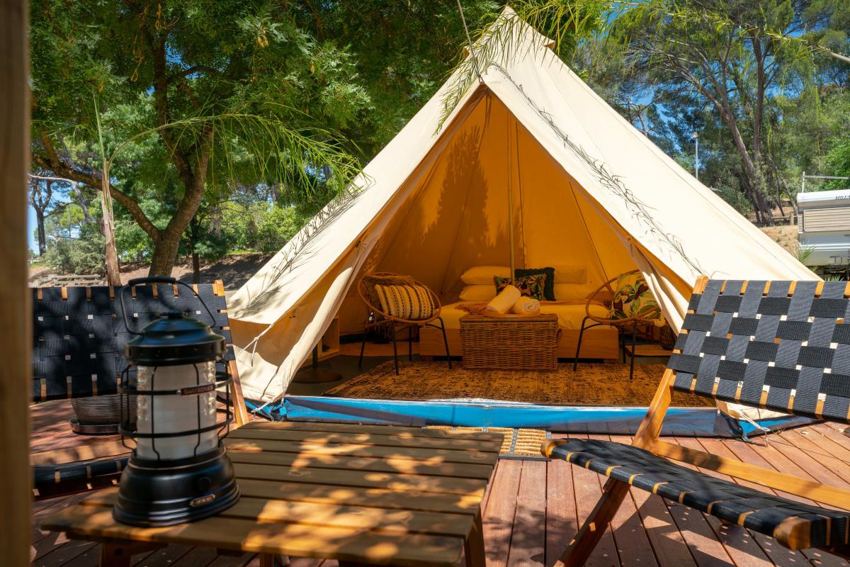 There's Now an Official Glamping Tent That's Perfect For Camping Or ...