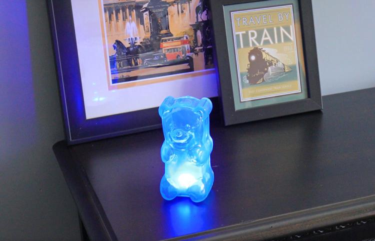 Gummy Bear Night Light Blue