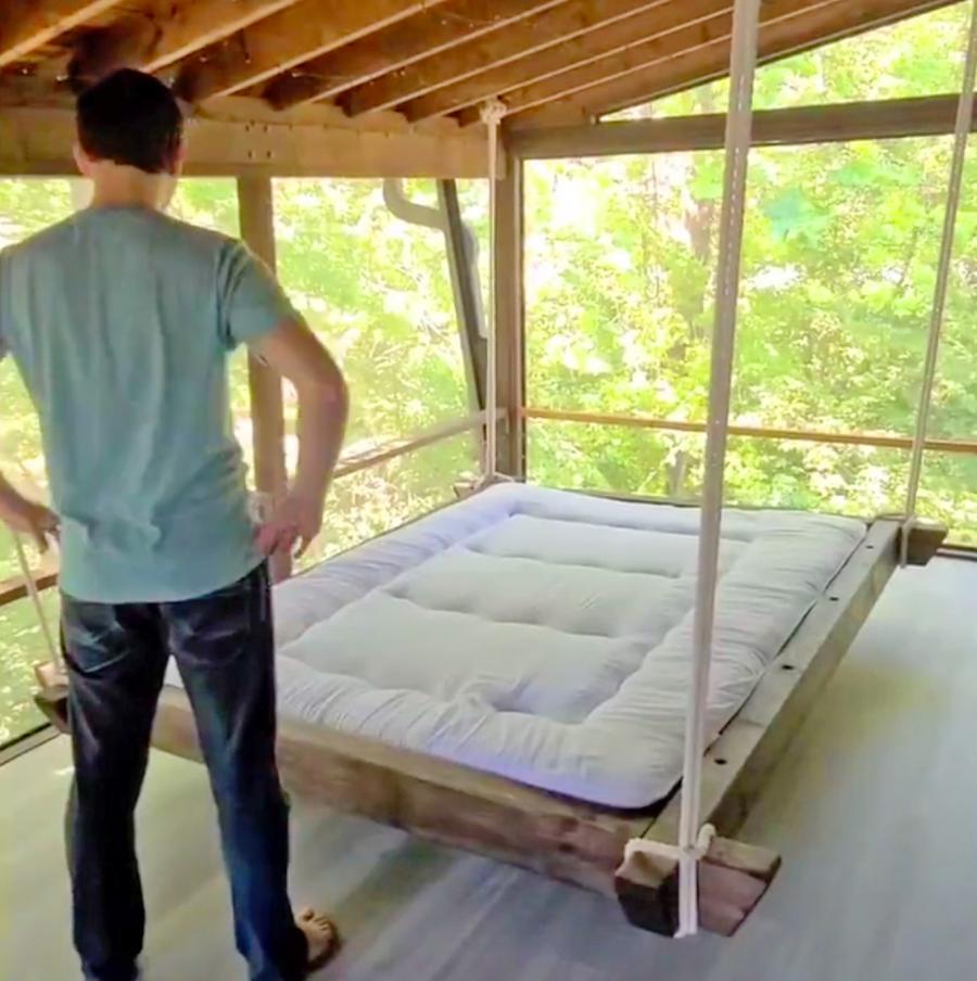 Giant Hanging Porch Bed Lounger