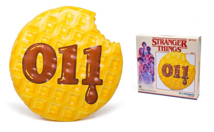 Stranger Things Eleven's Eggo Waffle Pool Float - Stranger Things Outdoor Toys and Pool Floats