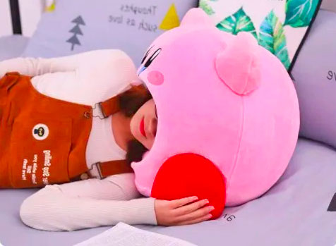 This Giant Kirby Pillow Is Perfect for Taking the Ultimate Nap