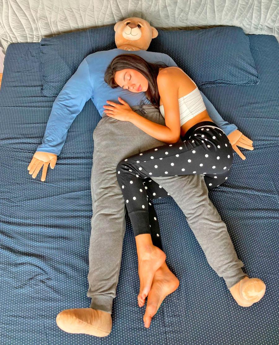 This Giant Life size Boyfriend Snuggle Pillow Bear Is Perfect For