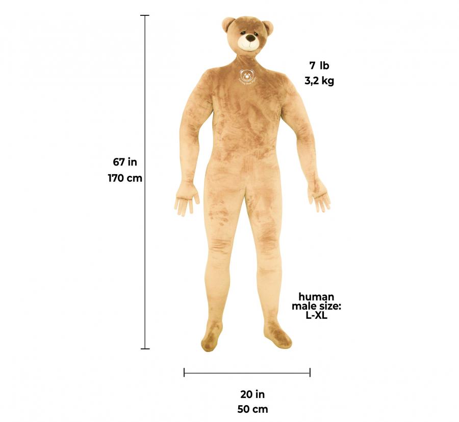 Teddy bear shop body pillow