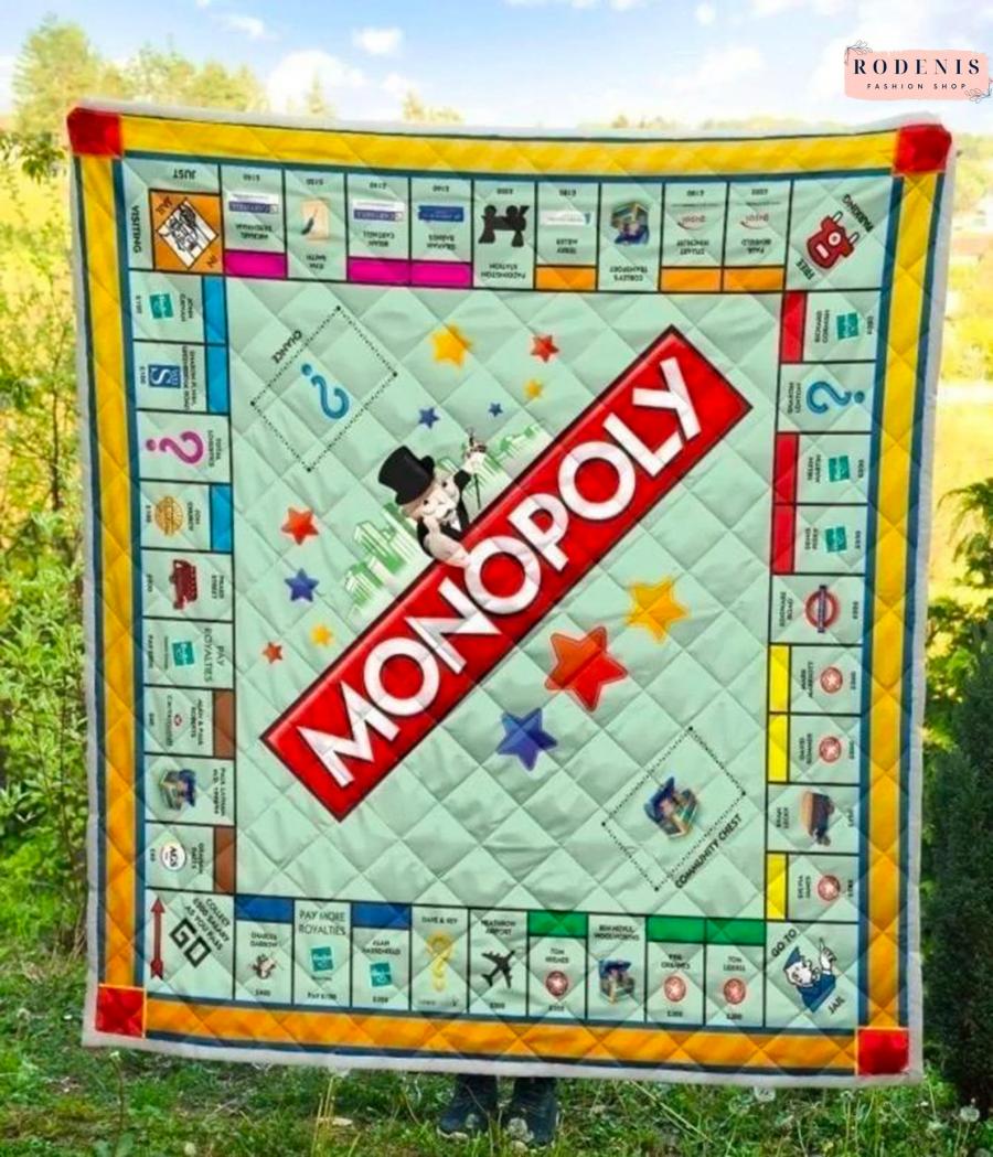 Giant Monopoly Board Quilt
