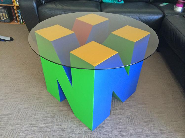 Giant N64 Logo Coffee Table - Nintendo 64 Table