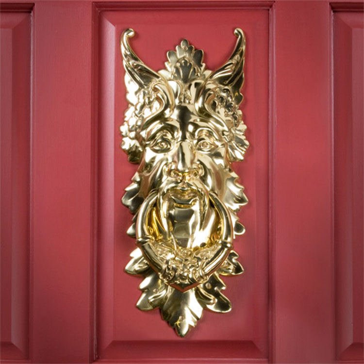 Oberon Solid Brass Door Knocker