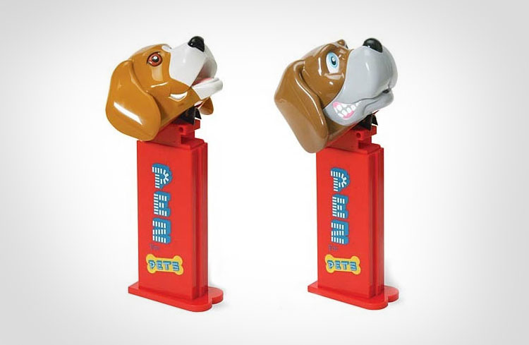 Giant Pez Dispenser For Dog Treats - Giant dog pez dispenser - dispenses bone shaped dog treats