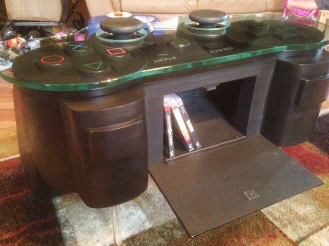 Giant Playstation 3 Controller Coffee Table