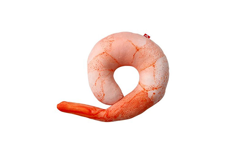 Shrimp travel outlet pillow