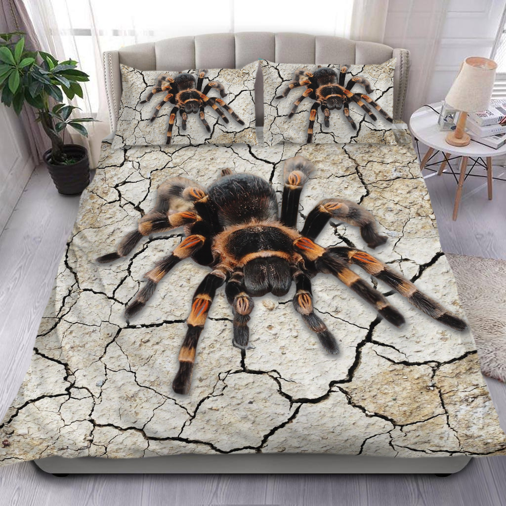 Creepy Scary Giant Tarantula Bed Set Sheets