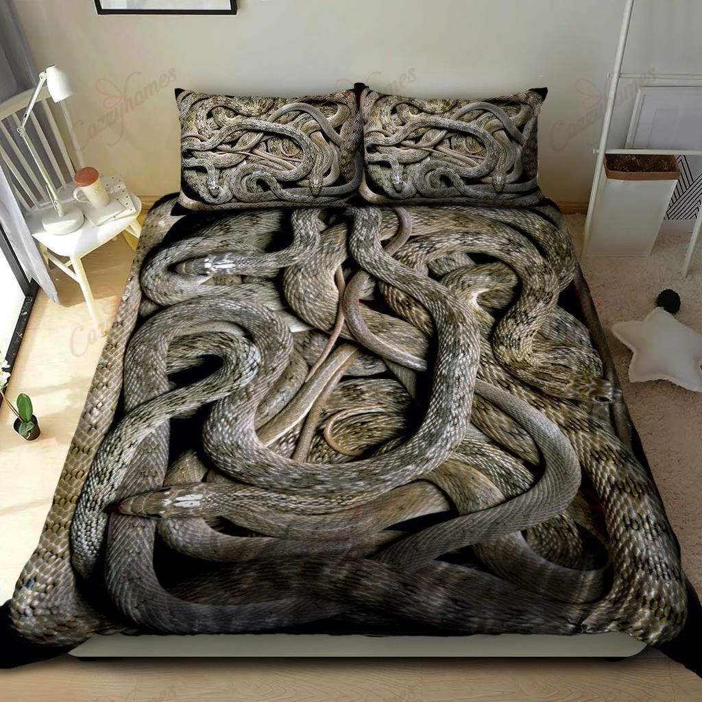 Creepy Scary Giant Snakes Bed Set Sheets